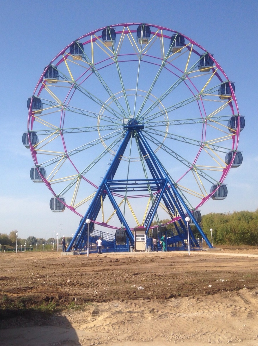Колесо обозрения в Рязане