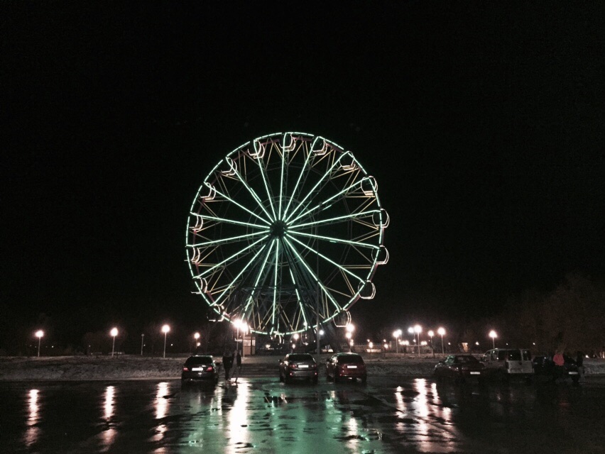 Колесо обозрения в Рязане